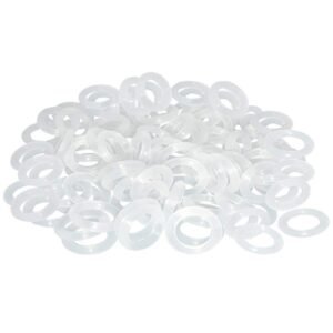120Pcs Rubber O-Ring Switch Dampeners Keycap white For Cherry MX Key Switch Keyboards Dampers
