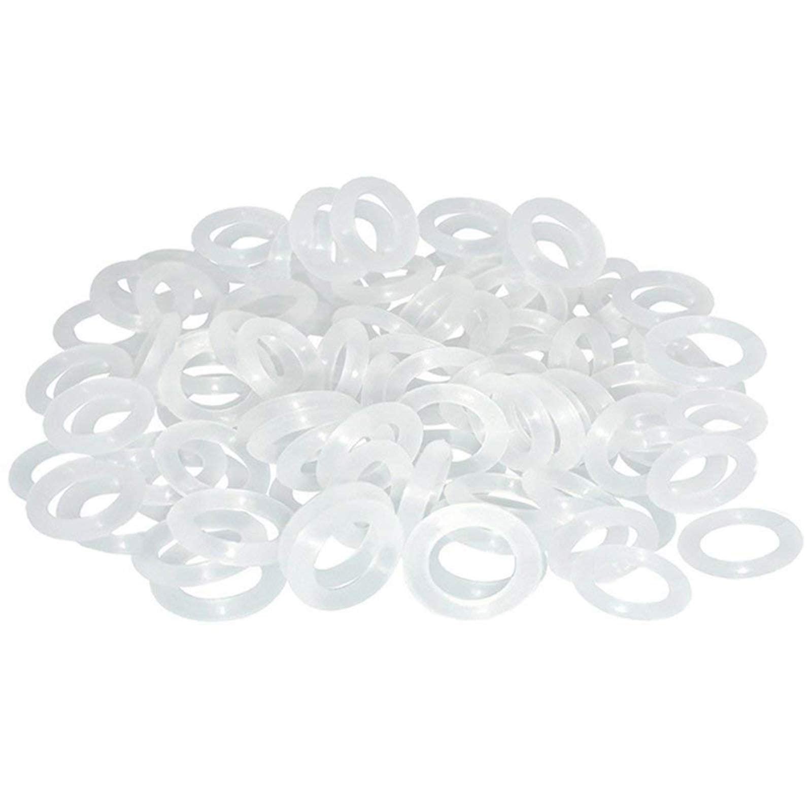 120Pcs Rubber O-Ring Switch Dampeners Keycap white For Cherry MX Key Switch Keyboards Dampers
