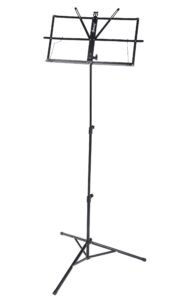 JUAREZ JRZ06NT Foldable Music / Notation Stand | Height Adjustable Metal Sheet Music Stand | Lightweight Tripod Stand for Guitar, Keyboard, Violin & Vocal Practice