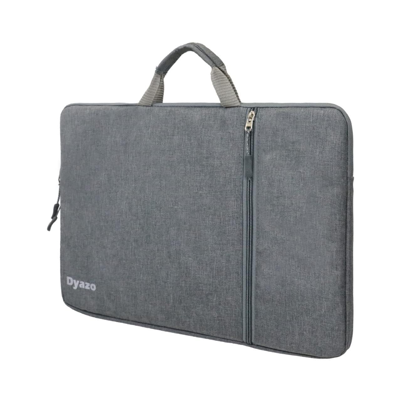 Dyazo Slim 15″ to 15.6 Inch Laptop Sleeve, Laptop Cover Case with Handle & Accessories Pocket Universal Compatible for Dell, HP, Lenovo, Asus and All Other Notebook etc. (Grey)
