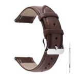 Fullmosa 22mm Treen Gradient Color Tanned Leather Watch Straps for Samsung Galaxy Watch 3 45mm, Quick Release Watch Band for Fossil Gen 6/Amazfit GTR 47mm/One Plus(46mm)/Noise Colorfit – Coffee