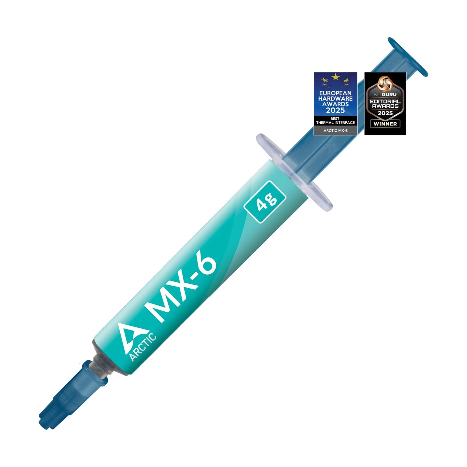 Arctic MX-6 (4 g) – Ultimate Performance Thermal Paste for CPU, Consoles, Graphics Cards, laptops, Very high Thermal Conductivity, Long Durability, Non-Conductive, Non-capacitive