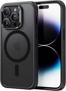 ESR Classic Hybrid for iPhone 14 Pro Max Case, Frosted Black