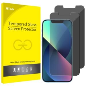 JETech Privacy Screen Protector Guard for iPhone 13/13 Pro, 2-Pack