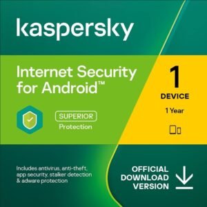 Kaspersky | Internet Security for Android | 1 Device | 1 Year (Pack of 2 Individual Keys) | Email Delivery – No CD