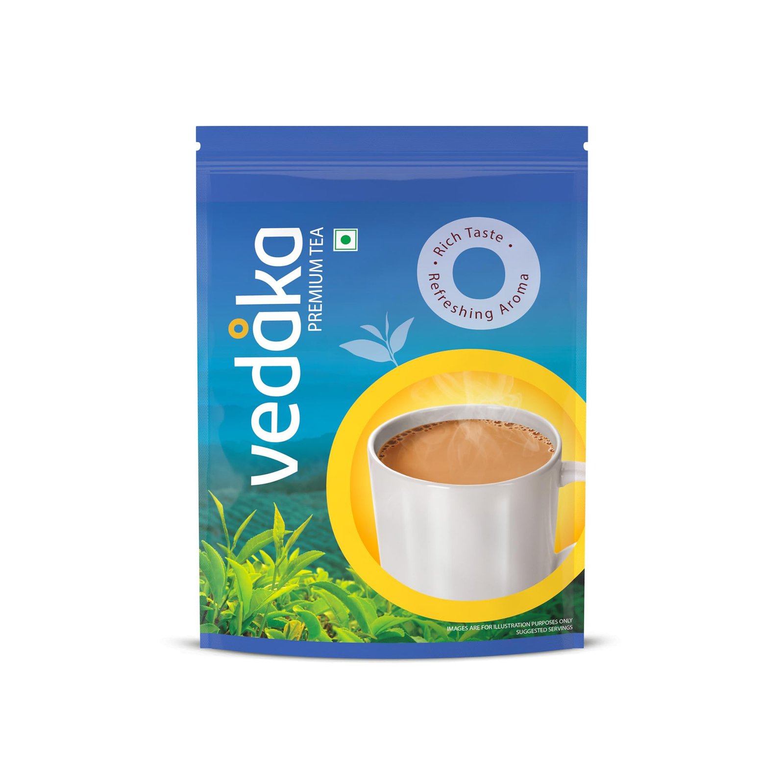 Amazon Brand – Vedaka Premium Tea | 1 Kg | Rich Taste & Refreshing Aroma | Exclusive Chai Blend | Black Tea | No Artificial Colours & Preservatives