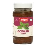 Priya Gongura Pickle with Garlic, 500g – Authentic Telugu Style Achar |Traditional South Indian Taste| Homemade Andhra Pickles| Tangy and Spicy|With Tamarind Paste, Gongura Leaves and Mixed Spices| Glass Jar