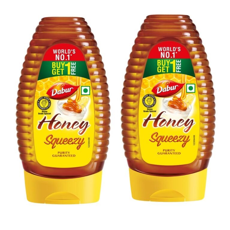 Dabur Honey – 800g (400g x 2) | Pure | World’s No.1 Honey Brand with No Sugar Adulteration | For Fitness & Health