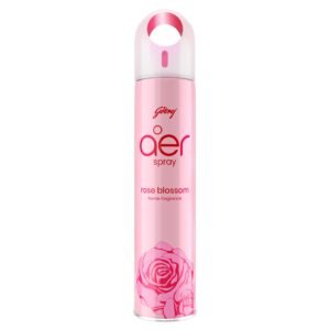 Godrej aer Spray | Room Freshener for Home & Office – Rose Blossom (180 ml) | Long-Lasting Fragrance
