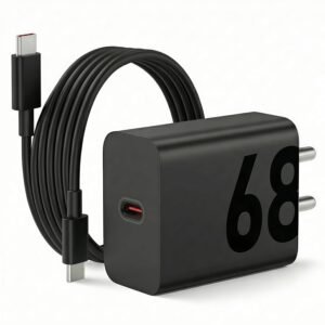 AILKIN 68W TurboPower Fast Charger Adapter | USB-C Type-C PD Charger Compatible with Moto Edge 40, Edge 30, G84, G73 & Other USB-C Devices