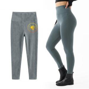 Boldfit Skinny Fit Thermal Wear for Women Leggings Winter Wear for Women Warm Fleece Natural Insulation Lower Body Warmer for Woman Polyspandex Tights Thermals for Woman Winter Inner Leggings