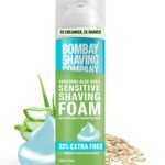 Bombay Shaving Company Sensitive Shaving Foam,266 ml (33% Extra) with Aloe Vera & Oats (Aloe Vera)