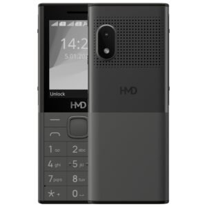 HMD 150 Music Keypad Mobile with Bluetooth | Built-in Powerful Loud Speaker & Dedicated Music Buttons | 2500 mAh Big Battery & Type C Fast Charger | Built-in UPI App with Scan & Pay | Dark Grey