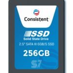 Consistent SSD 256GB 2.5 Inch SATA Internal SSD – Read: 550MB/s & Write: 500MB/s – Solid-State Drive 5 Year Warranty (256, GB)