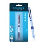 Luxor Schneider, One Hybrid Roller Ball Pen – Blue, 0.5 mm, 2000 mtrs writing length, Waterproof Ink, Consistent ink flow, Ideal for Professionals & Office essential
