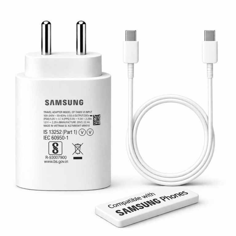 25W Type C Super Fast Charger Adapter with USB C 3.3ft Cable