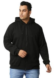 Wear Your Opinion Men’s Plus Size Fleece Zipper Hoodie Jacket
