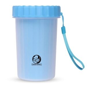 Foodie Puppies Foot Washing Cup, Pet Paw Cleaner Portable Dog Paw Washer with Soft Silicone Bristles for Quickly Cleaning Pets Muddy Feet – Color May Vary (Paw Cleaner – Large)