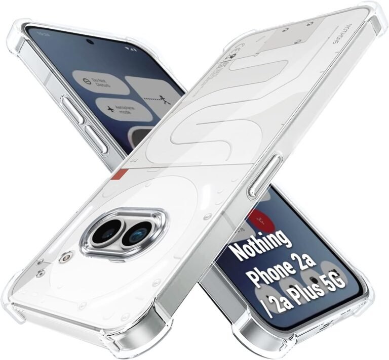 TheGiftKart Crystal Clear Back Cover Case for Nothing Phone 2A / 2A Plus 5G | Shock Proof 360° Protection | Hard Clear Back Cover Case for Nothing Phone 2A / 2A Plus 5G (PC & TPU, Transparent Bumper)