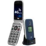 Easyfone Royale – 4G Flip Phone for Seniors | 2.8″ Big Screen | Loud Sound with Additional Boost Option | Big & Talking Buttons | USB-C & Dock Charger | SOS | Photo Speed Dial |