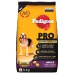 Pedigree PRO Adult Small Breed Active Dog Food, 3 kg, Vet Trusted Brand