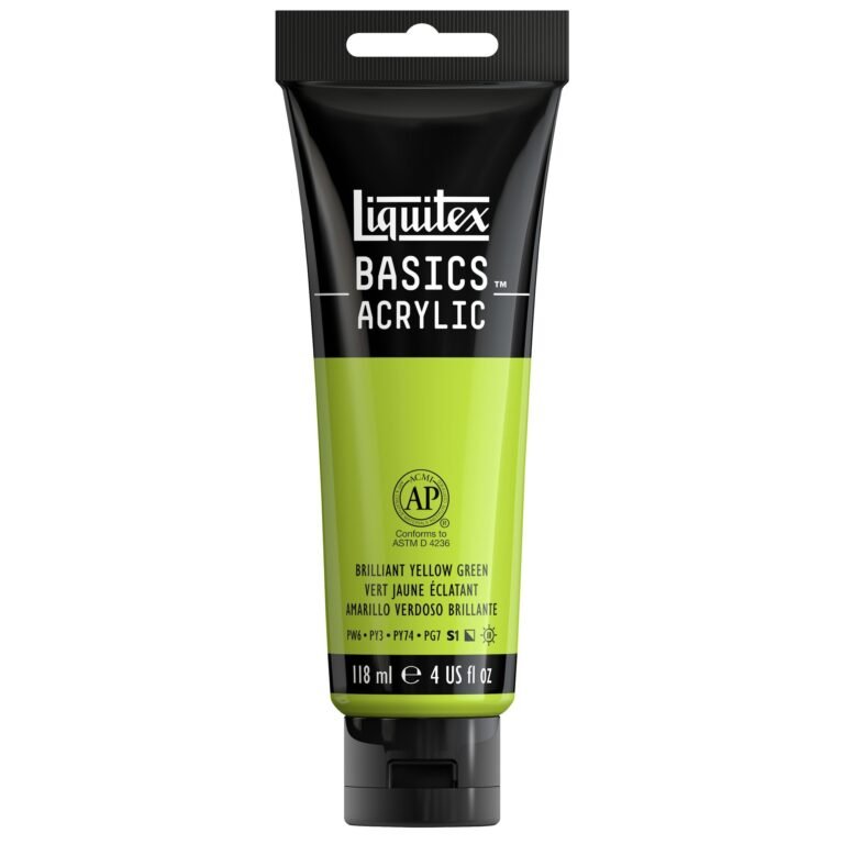 Liquitex Basics Acrylic Color (Bright Yellow Green)