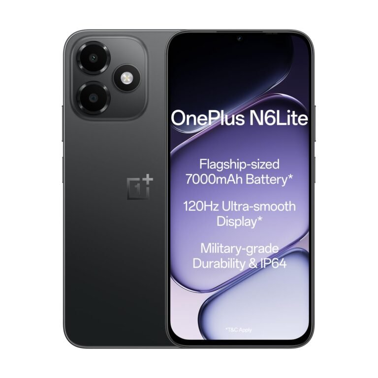 OnePlus N6 Lite | 4GB+64GB | Midnight Hype | Massive 7000mAh Long-Lasting Battery | 120Hz Ultra Smooth Display | 36 Months Fast & Smooth | Military-Grade Durability