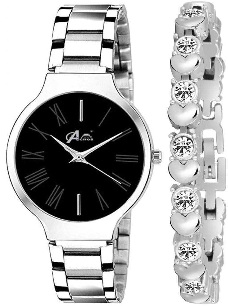 Acnos® Premium Analog Women’s Watch (Multicolour Dial Multi Colored Strap)
