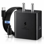 Original 45W Type C Pd Fast Charging Adapter with 1M Cable Compatible with Samsung Galaxy S26|S25|S24(Ultra,Fe,Plus,Edge) M17|M07|M36|A56|M47|F70e|F36|F08|A17|Tab|45 watt USB C Superfast Charger