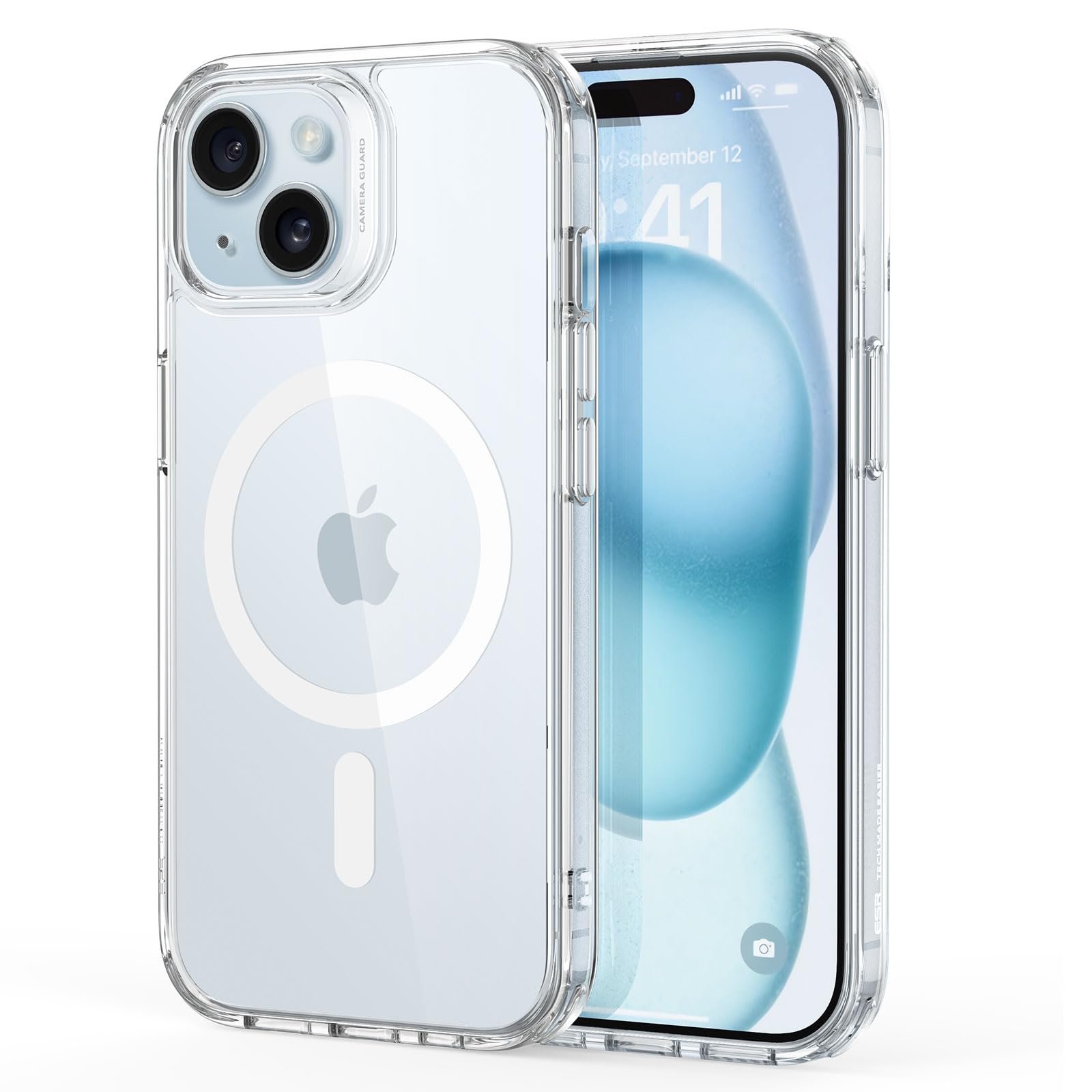ESR Classic Hybrid for iPhone 15 Case, Clear