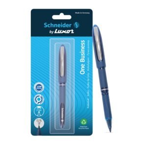 Luxor Schneider, One Business Roller Ball Pen – Blue, 0.6 mm, 2200 mtrs writing length, Waterproof Ink, Consistent ink flow, Ideal for Professionals & Office essential