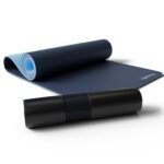Lifelong 6mm Dual Color TPE Material Anti-Slip Yoga Mat for Home, Gym, Yoga, Workout and Exercise for Women & Men (6 Months Warranty,Llym115), Navy Blue/Blue