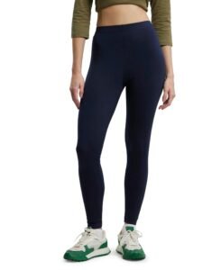 Jockey AW87 Women Super Combed Cotton Elastane Stretch Leggings with Ultrasoft Waistband