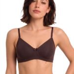 Van Heusen Women’s Everyday Cotton Bra|Medium Coverage|Non Padded|Non Wired|Seamless Moulded Cups|Anti Bacterial Tech| Keeps you Fresh|Sweat Absorbent|No Slip Soft Straps|Detachable Straps|Style 11001