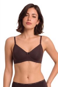 Van Heusen Women’s Everyday Cotton Bra|Medium Coverage|Non Padded|Non Wired|Seamless Moulded Cups|Anti Bacterial Tech| Keeps you Fresh|Sweat Absorbent|No Slip Soft Straps|Detachable Straps|Style 11001