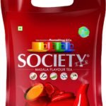 Society Masala Chai — Five-Spice Indian Masala Tea, Real Cardamom Ginger Clove Black Pepper Lemongrass Blended Into Assam CTC, Hasmukhrai & Co. Since 1924 | 1 kg Pouch | No Flavouring