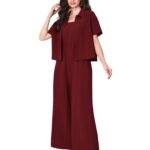TOPLOT Women’s Jumpsuit Co-ord Set | Soft Breathable Feel | Comfortable Fit with Easy Movement | Stylish One-Piece Outfit Design | Perfect for Casual & Travel (5225)
