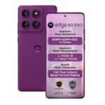 Motorola Edge 60 Pro 5G (Pantone Sparkling Grape, 12GB RAM, 256GB Storage), Purple
