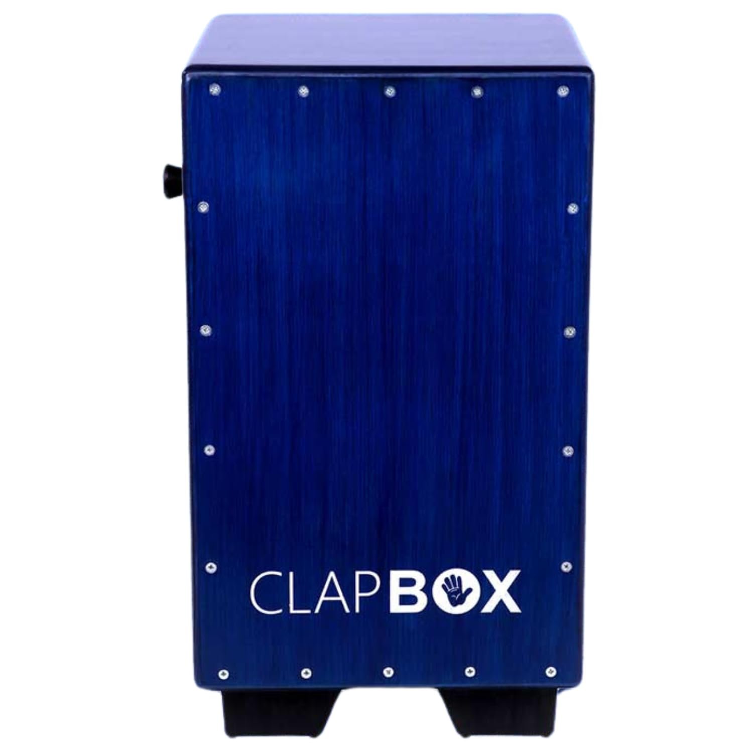 Clapbox Adjustable Snare Cajon CB40- Blue, Birch Wood (H:50 W:30 L:30) – 3 Internal Snares