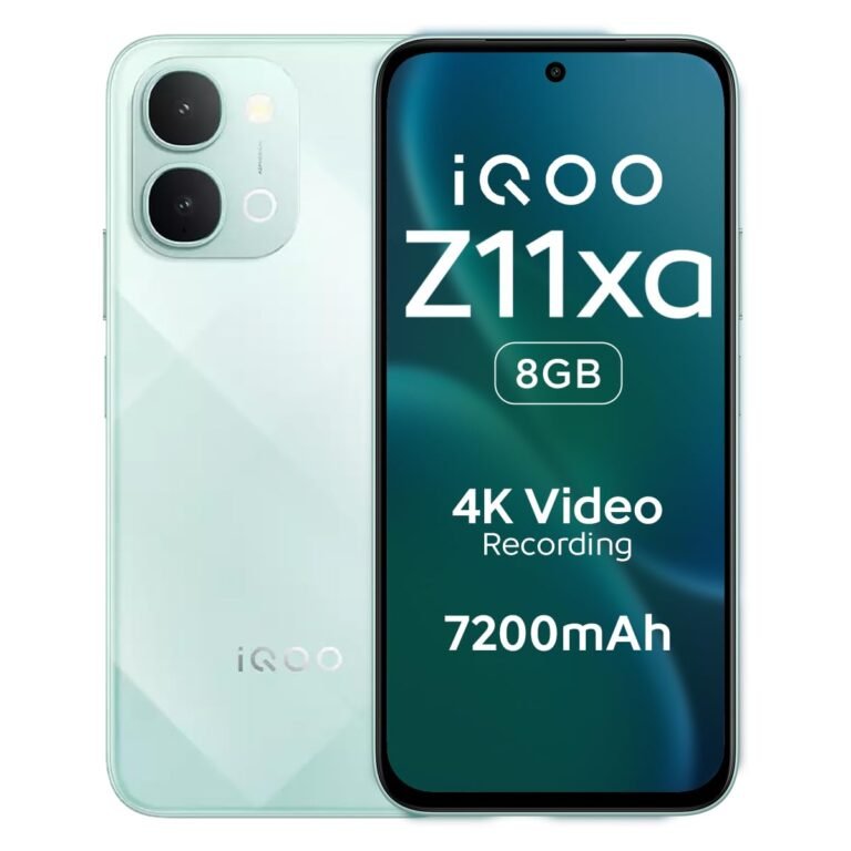 iQOO Z11xa 5G (Prismatic Green, 8GB RAM, 128 GB Storage) | Massive 7200mAh Battery | Dimensity 7400 Turbo Processor | OriginOS 6 with 4 Years of Security Updates*