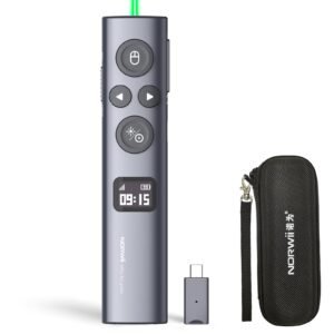 N95s Bluetooth Powerpoint Presentation Clicker, Laser Pointer for TV Screen