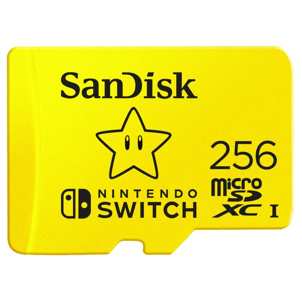 SanDisk microSDXC™ UHS-I Card for Nintendo Switch™ – 256GB, Up to 100MB/s Read; up to 90MB/s Write