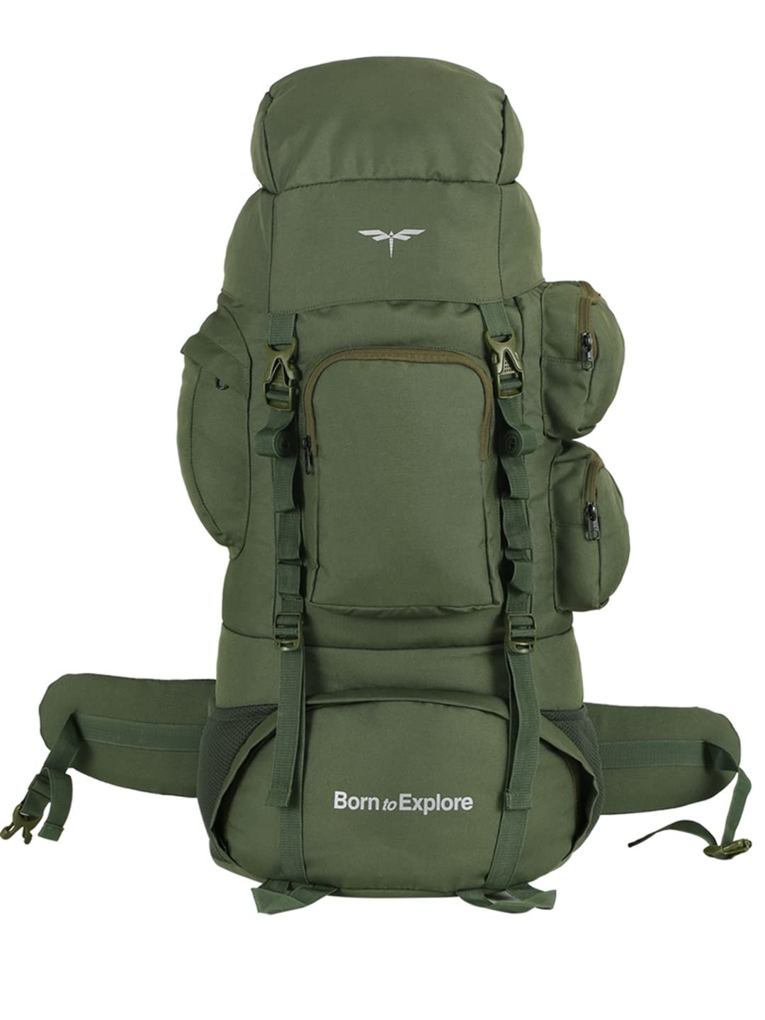 Impulse rucksack bags 75 litres travel bag for men tourist bag for travel backpack for hiking trekking Bag for men camping thames blue bag with 1 Year Warranty