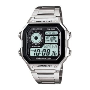 Casio Youth-Digital Black Dial Men’s Watch-AE-1200WHD-1AVDF (D099)