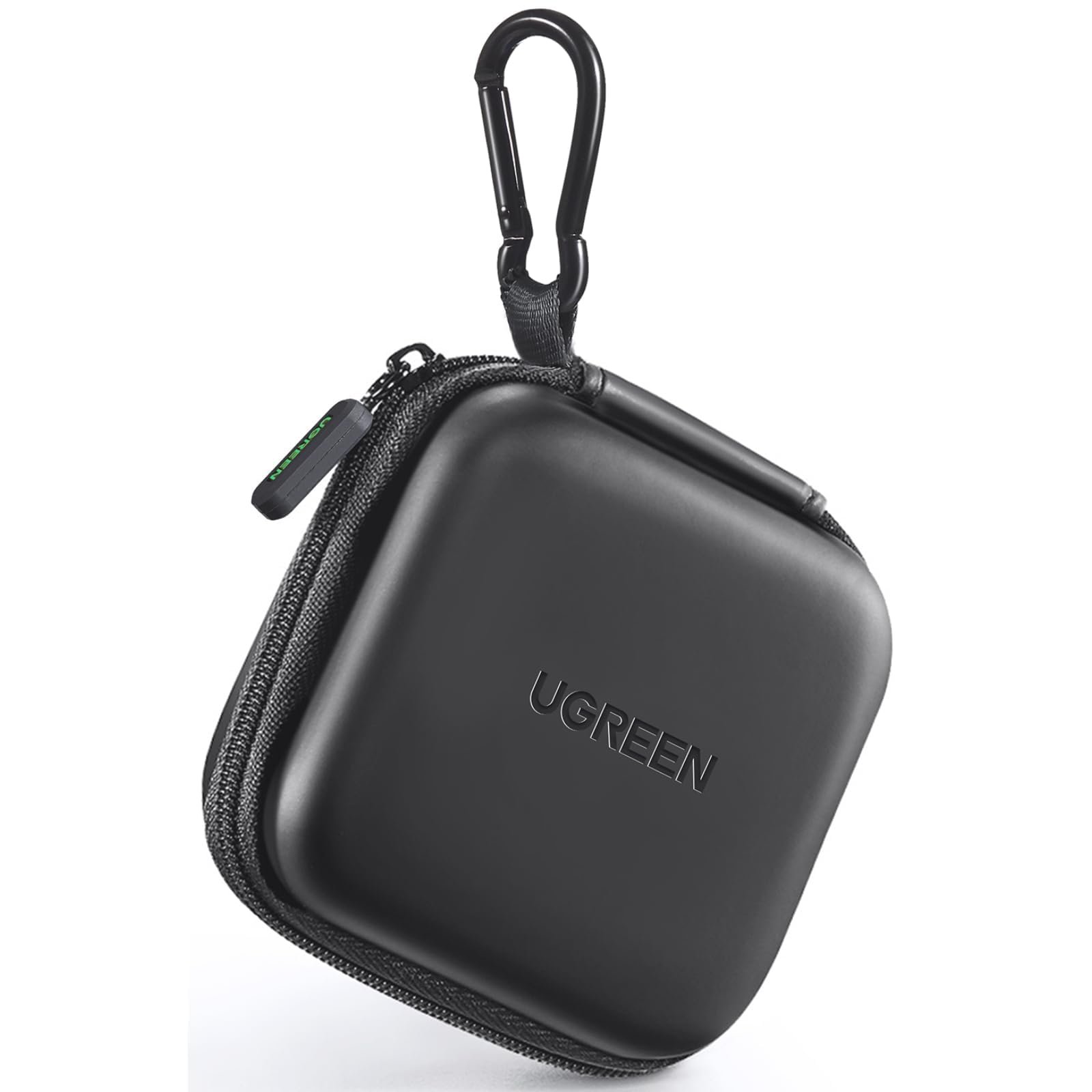 UGREEN Earphone Case Headphone Organizer Mini Shockproof Carrying Pouch for AirPods Bose Beats Sony Wireless Earbuds Bluetooth Headphone Square Reader Wall Charger Flash Drive Bluetooth Adapter Cables