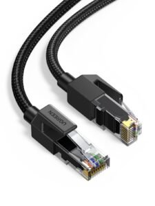 UGREEN Cat 6 Ethernet Cable 2M, High Speed Braided 5Gbps LAN Wire