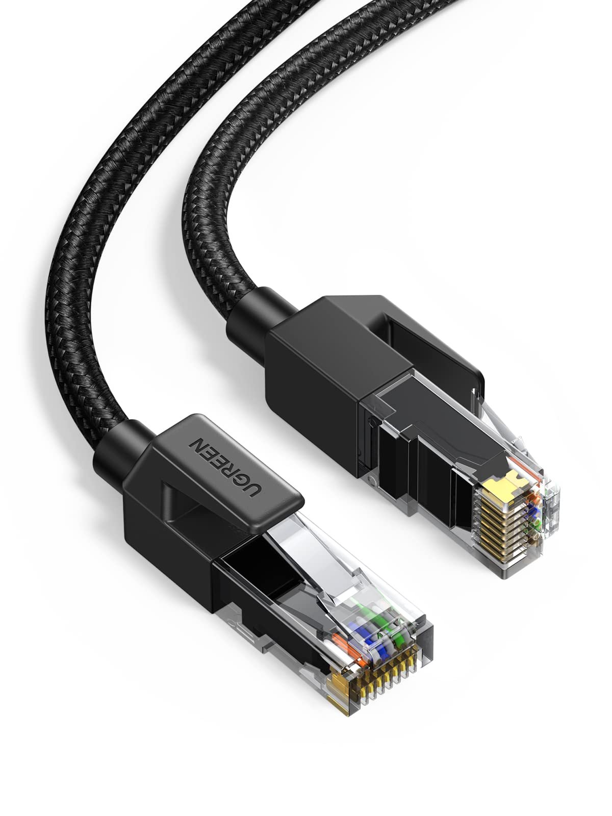 UGREEN Cat 6 Ethernet Cable 2M, High Speed Braided 5Gbps LAN Wire