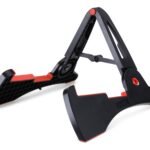 JUAREZ Premium Foldable Guitar Stand – Compact, Lightweight (288 g), ABS Build with Silicone Padding – Fits Acoustic, Electric, Bass, Mandolin, Black