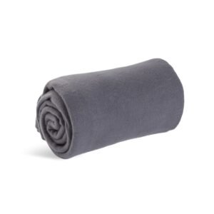 World’s Best Cozy-Soft Microfleece Travel Blanket, 50 x 60 Inch, Charcoal, Great for Travel or Lounging at Home