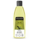 Soulflower Olive Hair & Skin Oil|225ml|Cold-Pressed Oil for Hair Growth, Face Massage & Deep Moisturization|Reduces Wrinkles, Nourishes Scalp & Strengthens Roots|100% Pure & Natural with Vitamin E